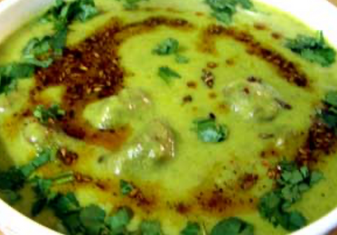 New! Haryanvi Choliya Kadhi (fresh green chickpeas)(T)