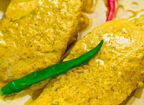 Bengali! Bhapa Maach (Tilapia)