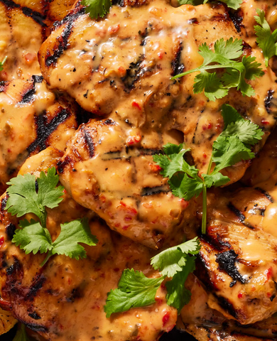 New! Juicy Coconut Grilled Chicken (breast, lean) (T)