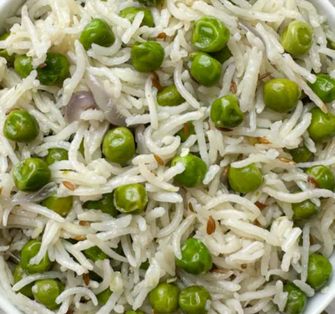 Jeera Rice w/ green peas(8oz)