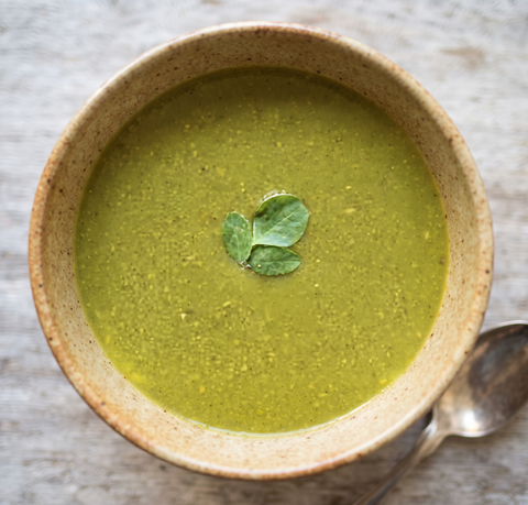 Emerald Moringa & Pea Soup- VEGAN