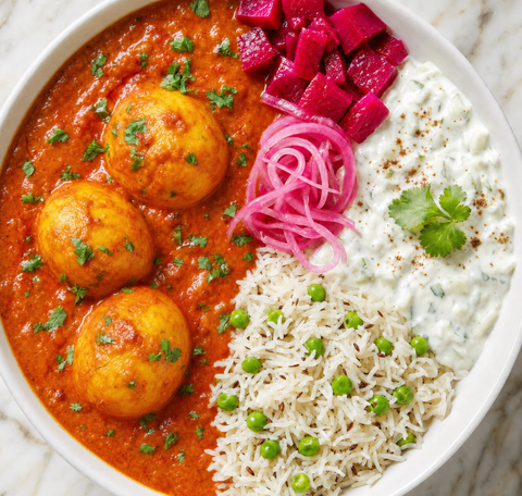 Mumbai Egg Curry Bowl