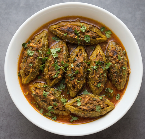 Bharwaan Karela(Peanuts/ Cashews)(T)