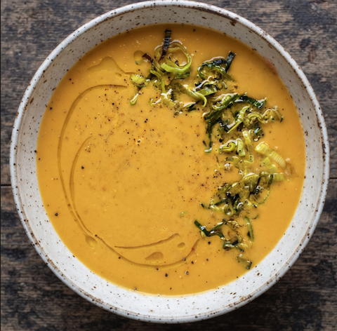 New! Sweet potato & Ginger soup (T)