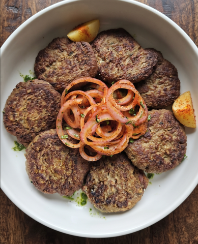 New! Lukhnowi! Galouti Kebab (organic halal goat)(T)