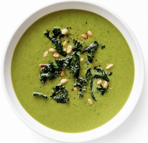 Nutritious! Spinach Cauliflower Soup