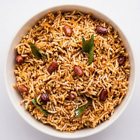 Onam Special! Tamarind Rice (Puliyogare, sona masuri)