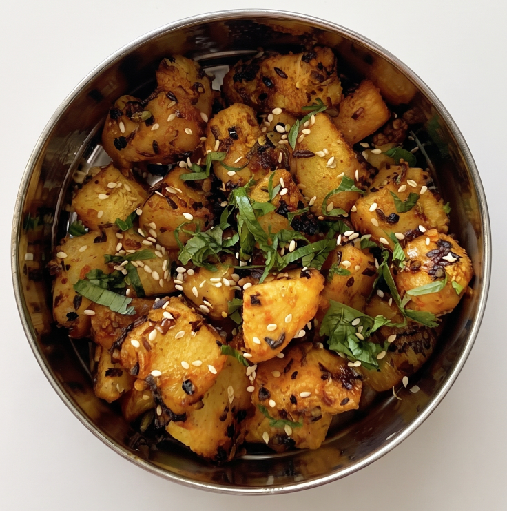 Chatpate! Jodhpuri Aloo Satvik