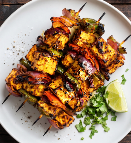 Grilled Paneer Tikka Skewer