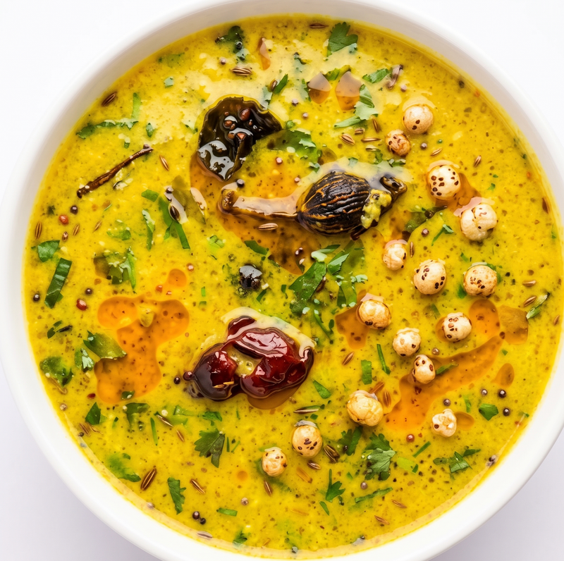 Palak Makhana Kadhi