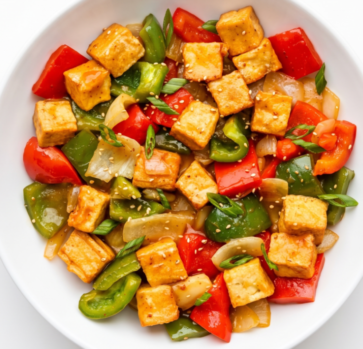 Sweet & Sour Tofu (Vegan)