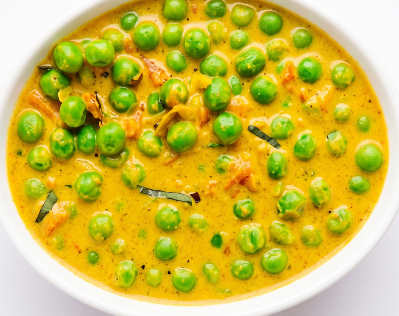 Matar Chena Curry (Satvik)