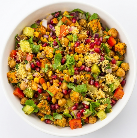 Chatpata Paneer & Crunchy Chickpea Salad (T)