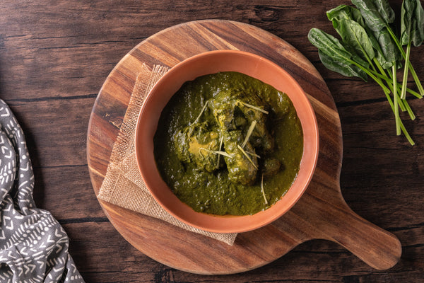 Dhaba Style! Saag Chicken