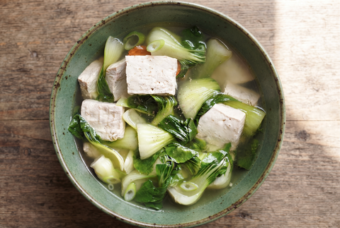New! Tofu Bok Choy Soup- VEGAN
