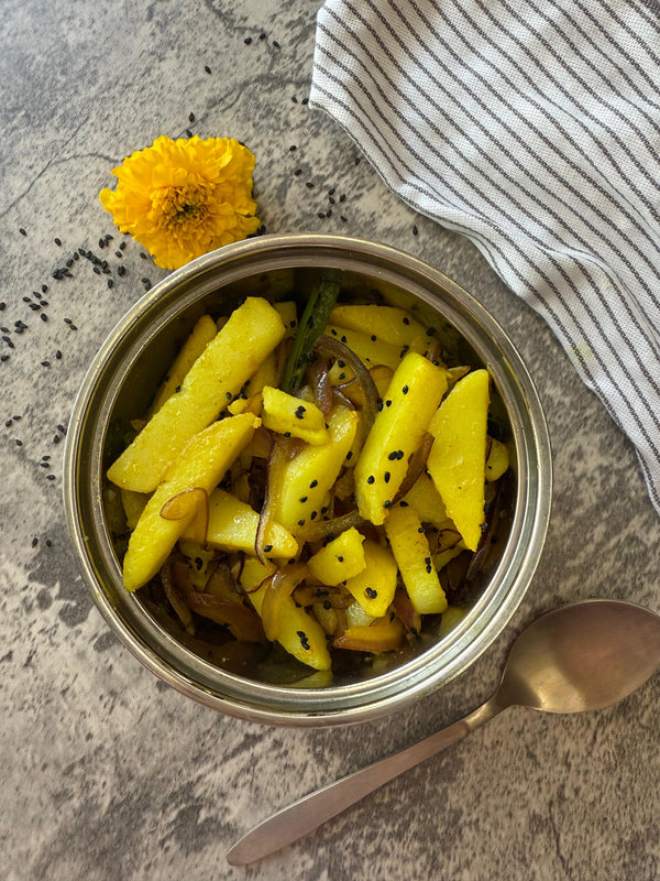 Bengali Aloo peyaz Bhaja(T)