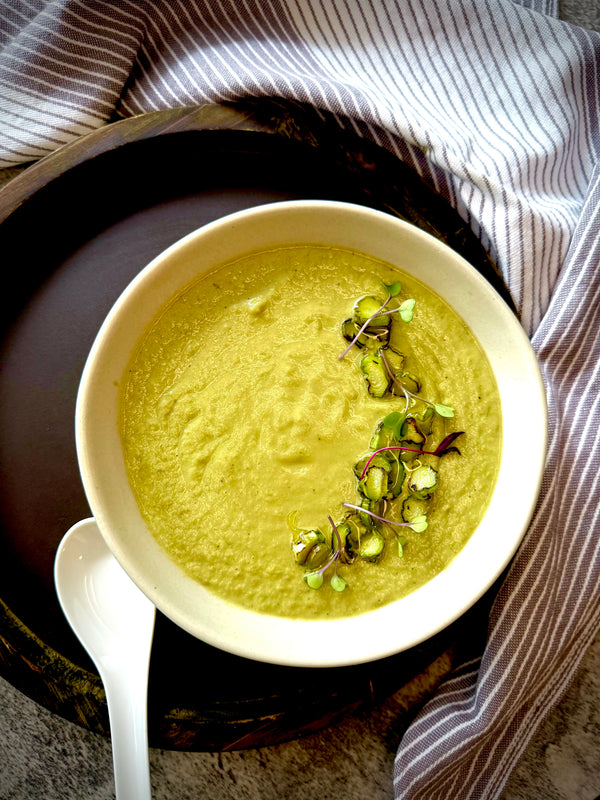 Asparagus & Kale Soup