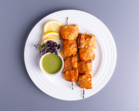 Amritsari Fish Tikka (grilled, tilapia)