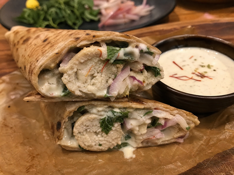 Kashmiri Goshtab MeatBall Wrap (chicken)